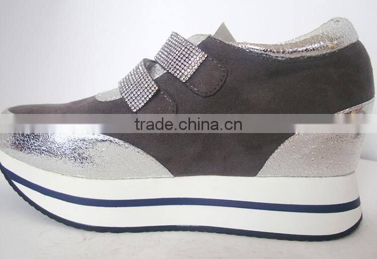 Customized best price thick PU insole women running shoes factory china