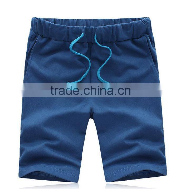 Wholesale Men's Blank Casual fashional comfortable quick dry pants 100%Cotton Trousers in summer