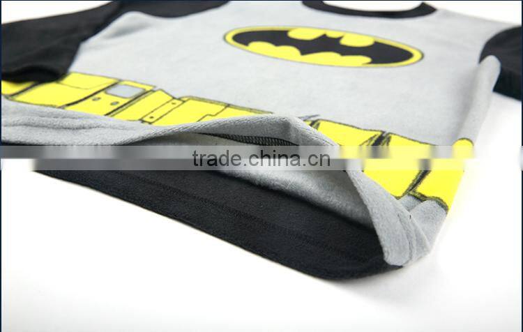 Batman pajamas children sleeping wear for winter