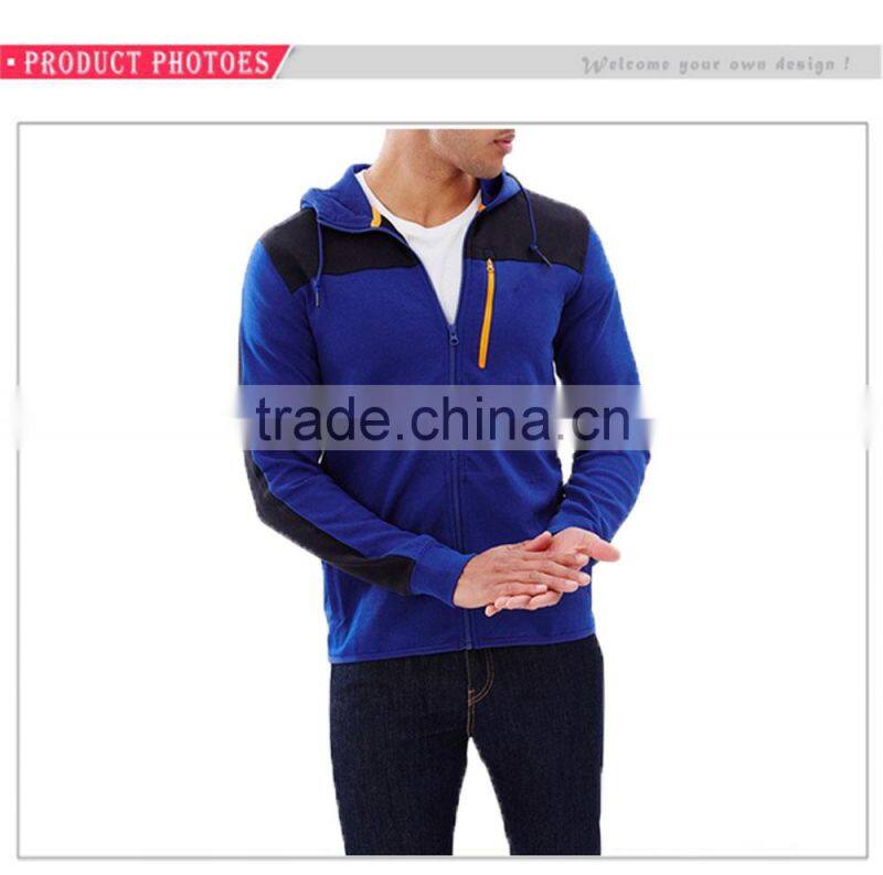 Hot Sale Custom Cheap Mens Sportswear Gym Jacket Breathable Full Zip Hoodie