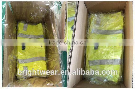 hi vis yellow Canada market snaps closure reflecting vest