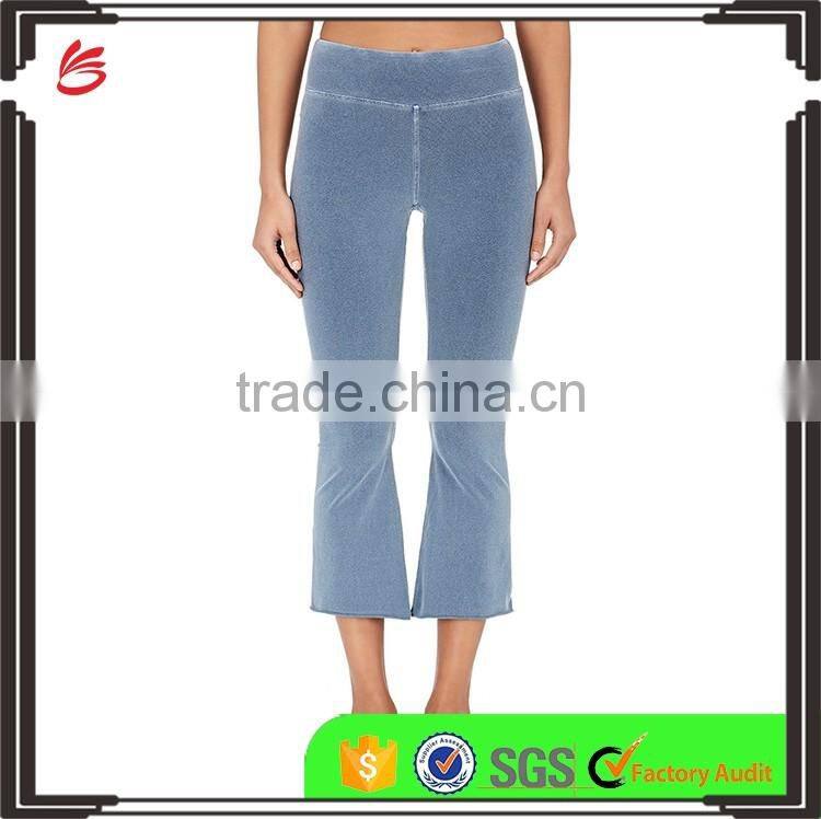 2017 high quality custom ladies sportswear Stretch Cotton Sweatpants fitness joggers slim fit leggings wholesale