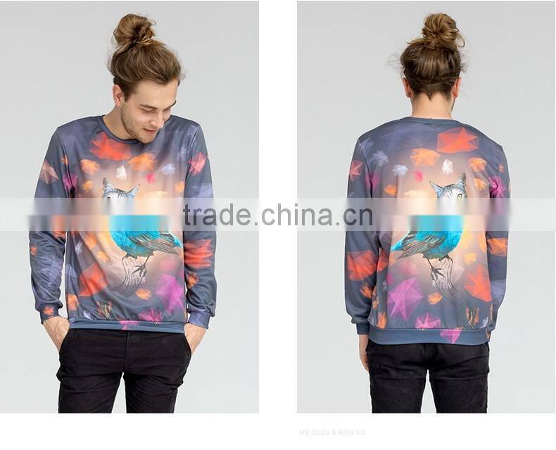 Men and women Unisex 3D long sleeve winter hip hop sweatshirt