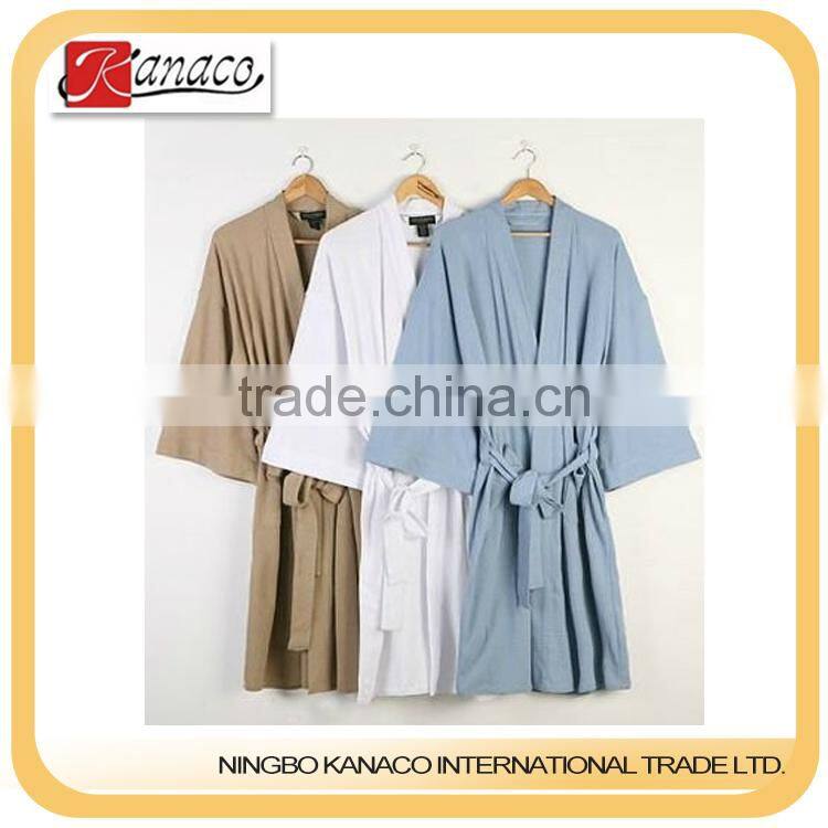 2015 warm and elegant polyester coral fleece robe(KN-RB-01)