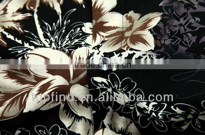2016 alibaba supply latest fashion 100% cotton print mens shirt with best price