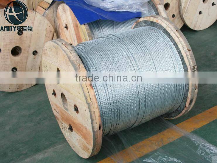AISI ASTM BS DIN JIS High Tension 3.05mm high carbon galvanized steel wire EHS cable