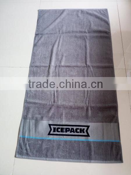 100%cotton terry bath towels with custom color plain dyed