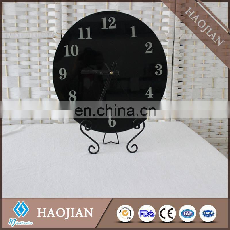 Sublimation blank tempered glass clock digital clock face square clock face