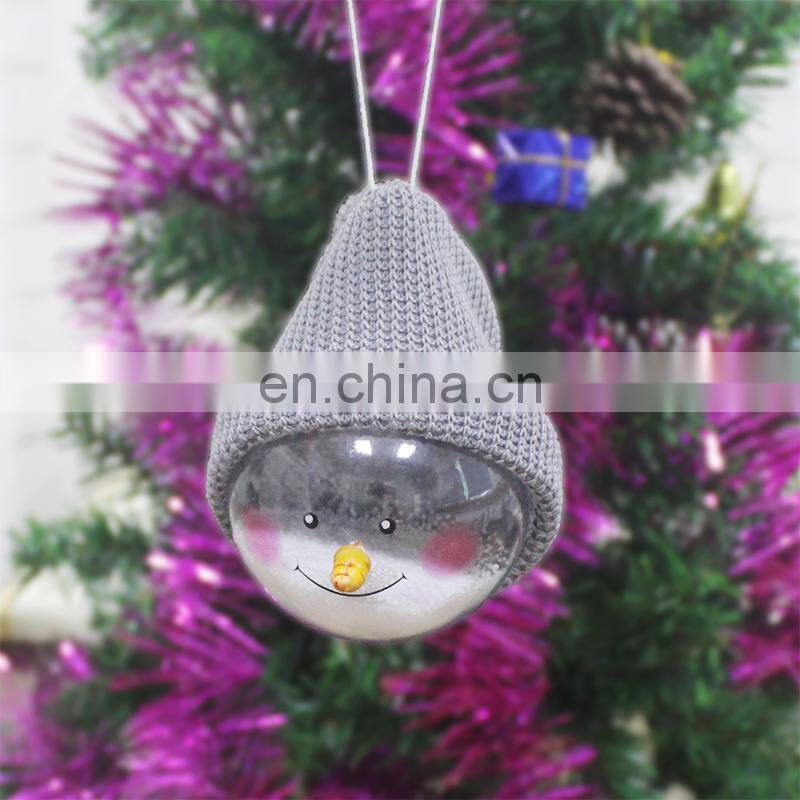 Party Decoration Supplies Lovely Snowman With Hat Christmas Ball