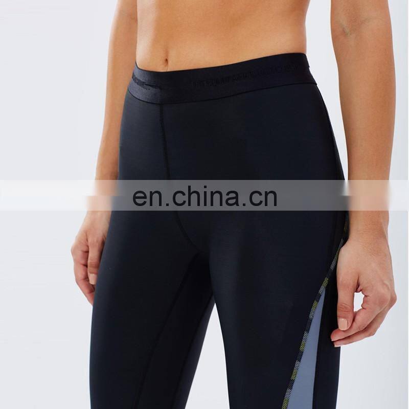 plus size mixed color basic sports mature women legging