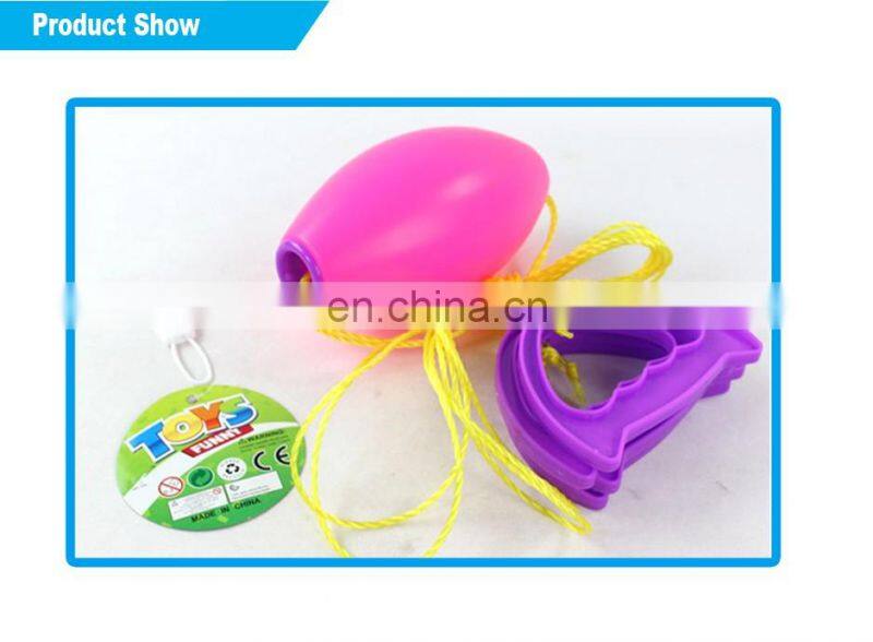 Educational Kids jumbo speed ball pull string ball toys