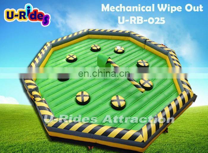 U-Rides Eliminator Wipe out meldown game inflatable wipeout games for mechanical bull