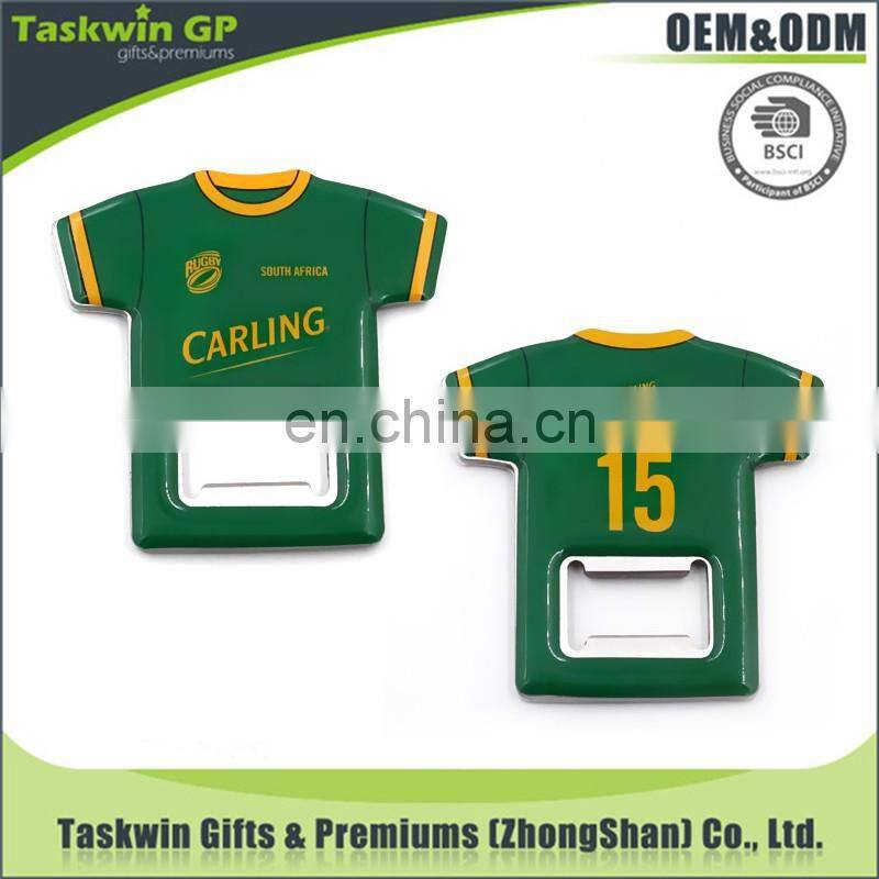 Custom T-Shirt Bottle Opener, Stainless Iron Material Bottle Opener for Promotional