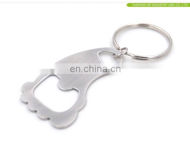 2017 new beautiful design high quality cheap custom Bottle opener metal keychain