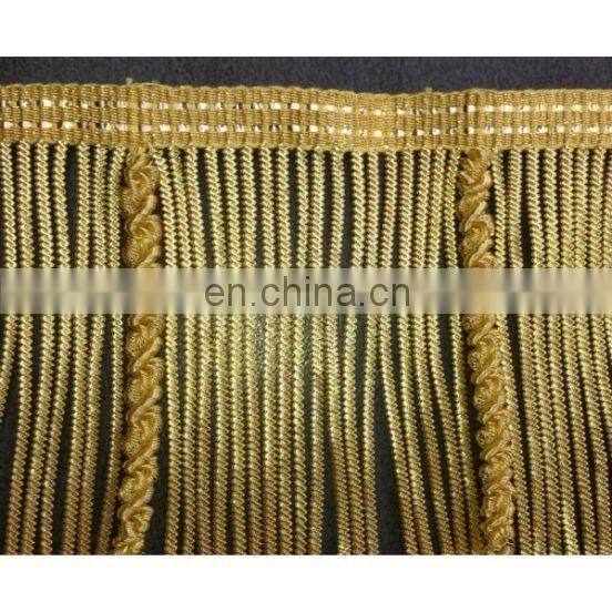 Gold Bullion Fringe | Metallic Fringe | Flag Fringe | Millitary Fringe