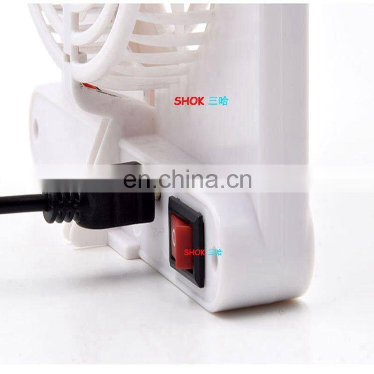2017 House shape USB portable fan with 18650 Battery for cooling