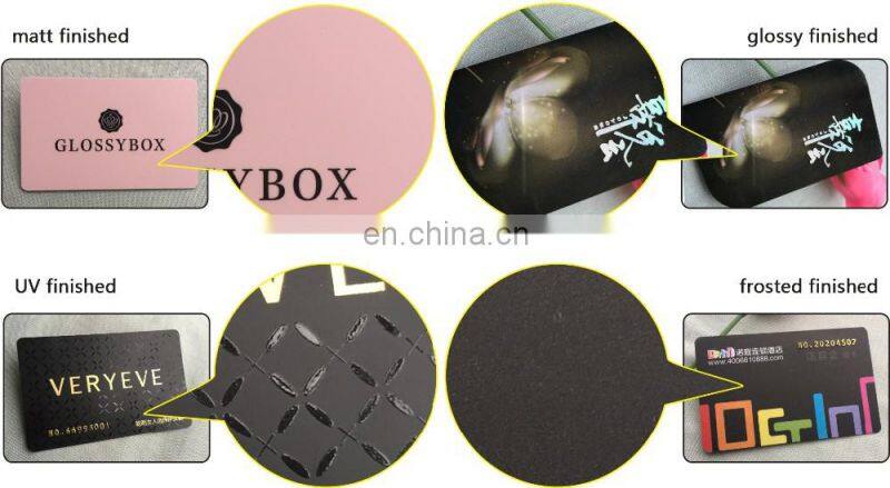 Wholesale Alibaba Quality Plastic PVC Name Card Transparent Business Card Printing