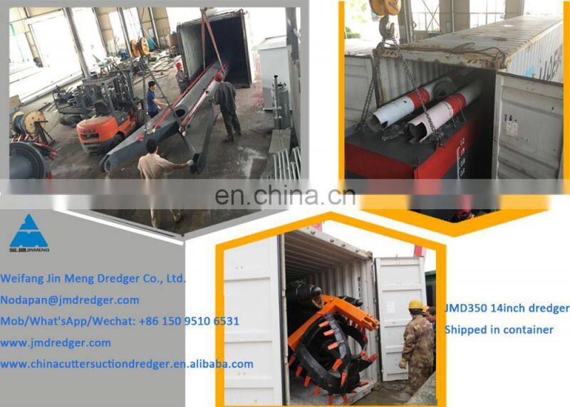 14 inch China Small river sand cutter suction dredger vessel for sale for sand dredging