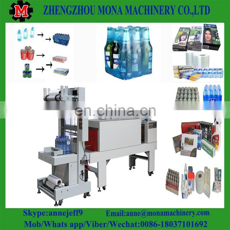 Plastic Film Shrink Packing Machine For Beverage Bottle/wrap packaging machine