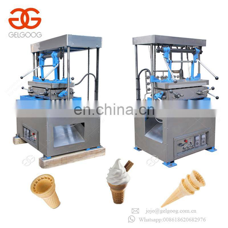 Easy Operation Commercial Sweet Ice Cream Pizza Cone Machine Waffle Cone Maker Production Line