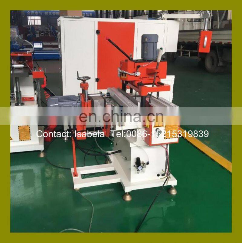 China OEM factory Aluminum window door machine for lock hole drilling and copy routing milling