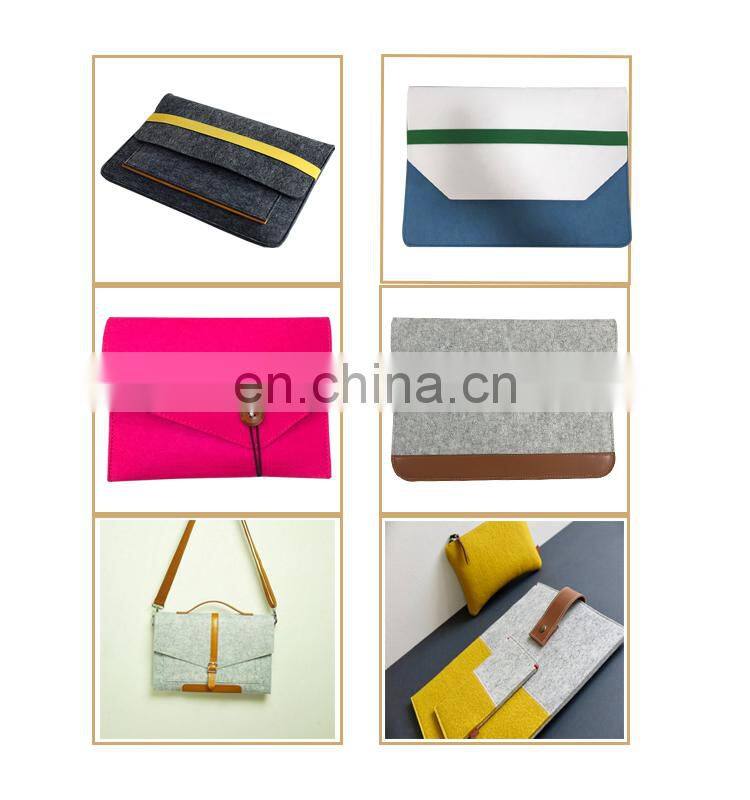 Custom A4 paper bag 15.6inch felt envelope bag file folder for documents/felt laptop bag