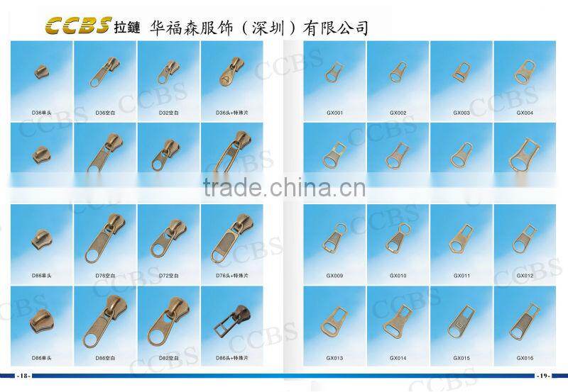 No.5 Metal Auto Lock Nickel Slider