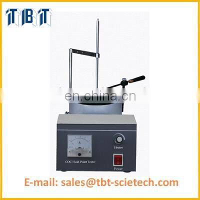 TBT-267 with Electric Furnace COC Open Cup Flash Point Tester with best price