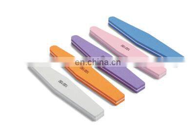 Professional Round abrasive Sponge Custom Printed 80 100 120 150 180 240 grit finger nail file