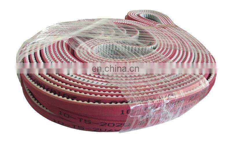 Industrial Red Rubber Coated Pu Timing Belt