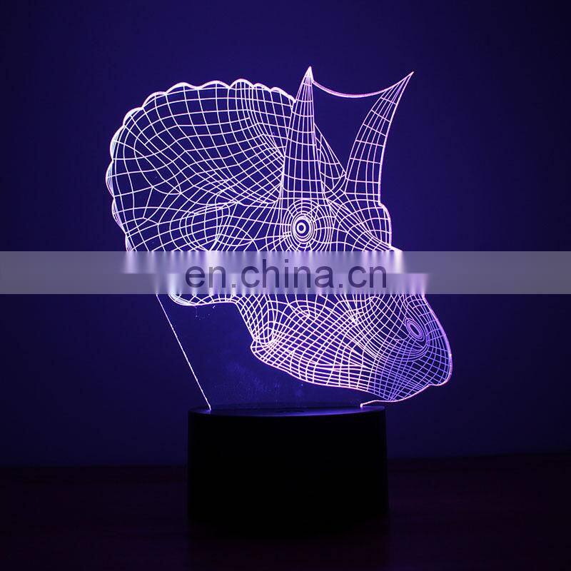 Manufacture USB/battery/remote 3d acrylic lamp football 3d Illusion lamp for kids