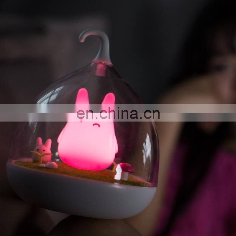 Touch sensor vibration birdcage moon lamp for holiday gifts