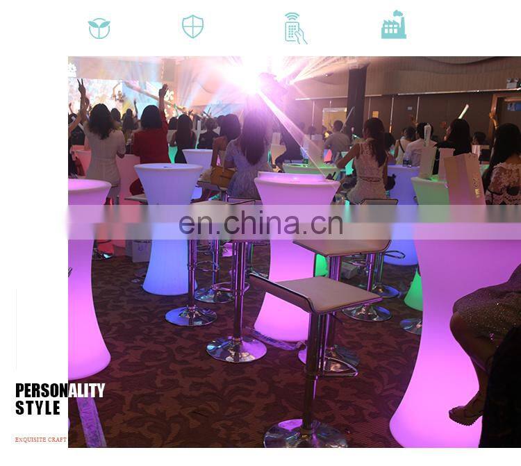 Wholesale Xiamen nightclub led furniture led cocktail table