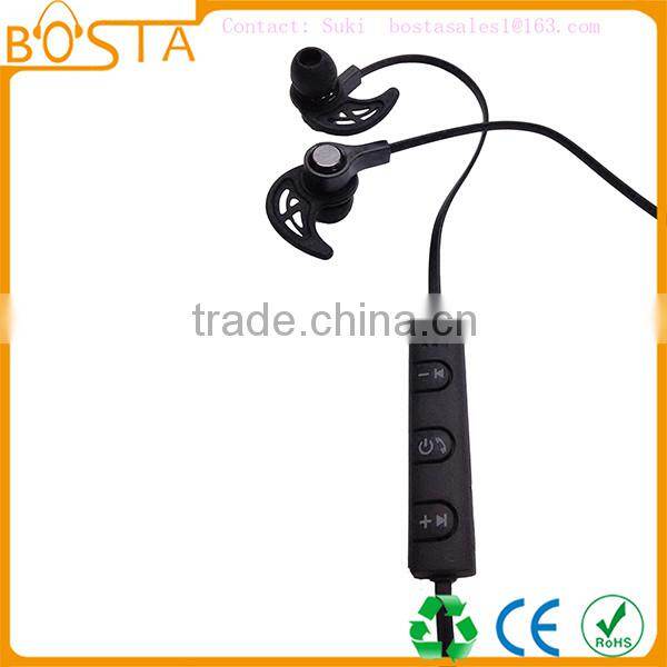 Stereo fashion hot selling low cost high quality BQB magnetic bluetooth eaprhones