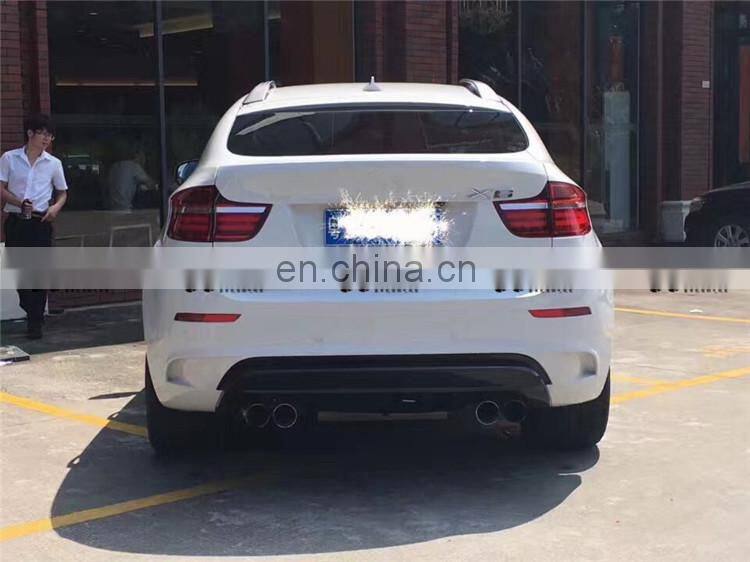High quality Pu material X6M style body kit for BMW X6 E71 2008-2013 front bumper rear bumper side skirts and fender