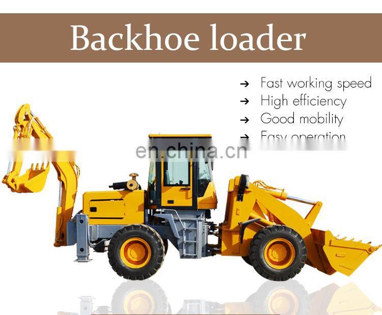 Ready to ship mini wheel backhoe loader loader new for sale WZ20-28