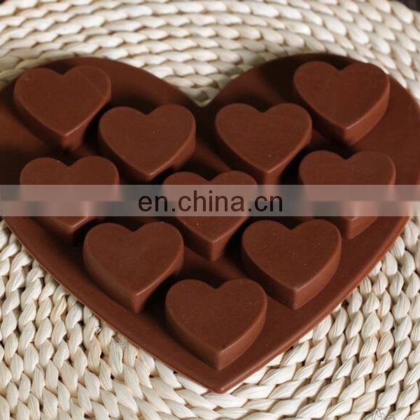 Heart-shaped Chocolate Silicone Mold Candy Mold Ice Baking Mould Heart Shape Moulds Dishwasher Safe Kitchen Accessaries