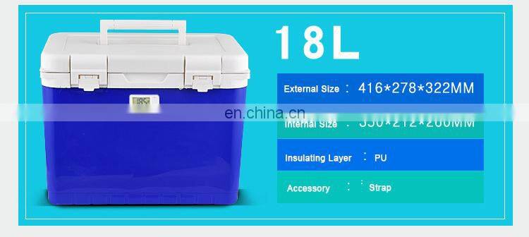 For Medical Transport Cooler Box Keep The Temperature 2-8 degree 24-48 Hours, Blood Vaccine Insulin Cooler Box