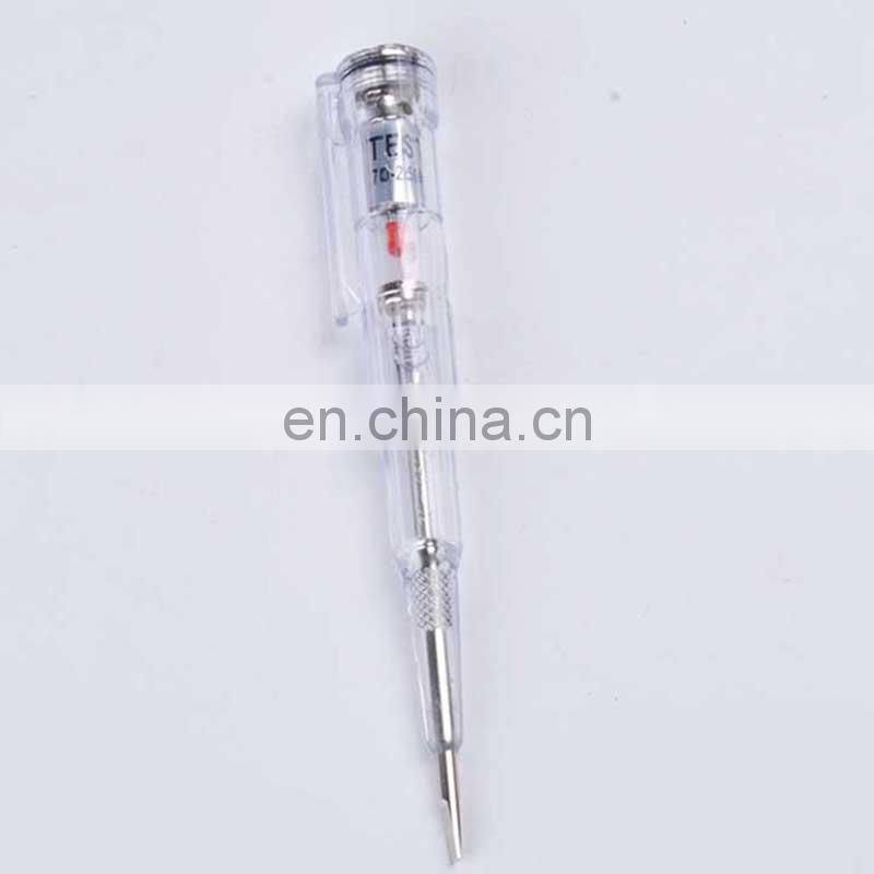 Waterproof Induced Electric Tester Pen Screwdriver Probe light Voltage Tester Detector AC/DC 70-250V Test Pen Pencil