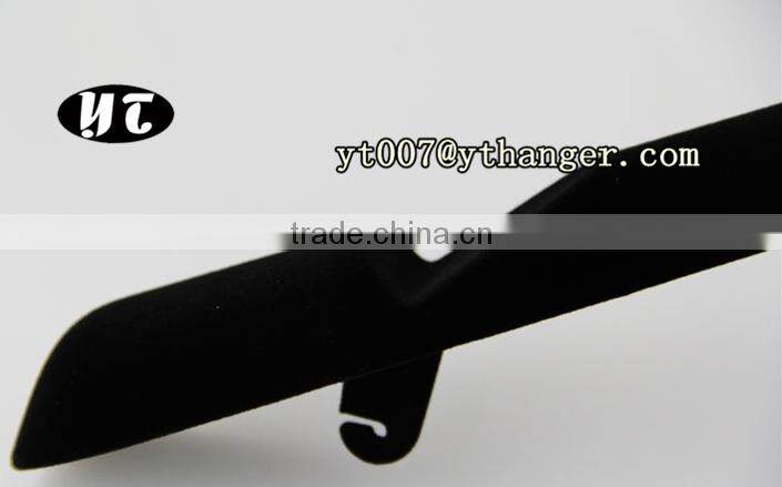 Flocked hanger,velvet coated hanger and pants hanger with clamp