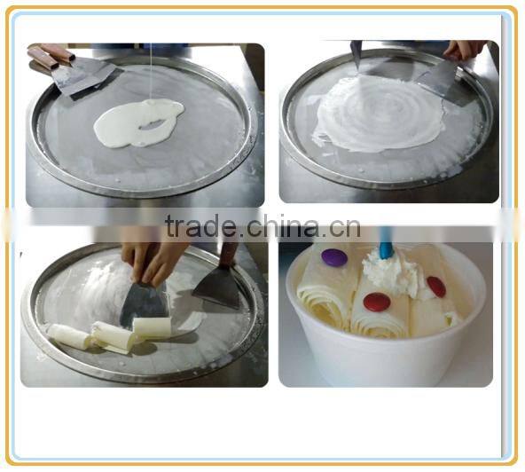 Good Feedback and Fashionable Design Stir Ice Cream Roll Machine