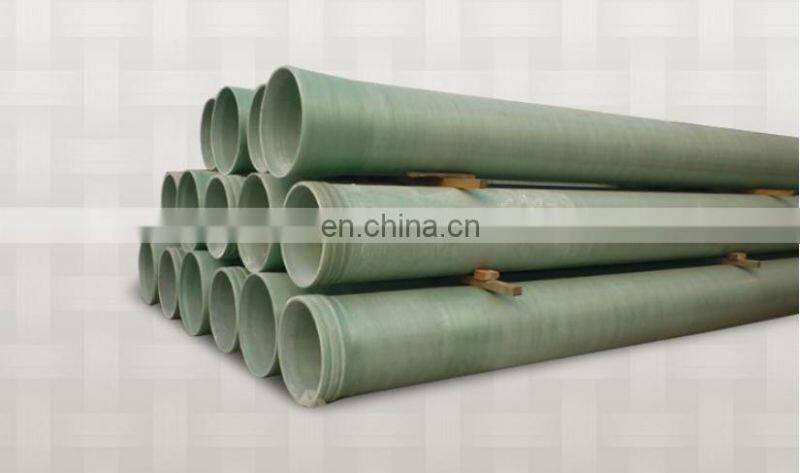 Glass fibre reinforced plastic pipe GRP water pipe