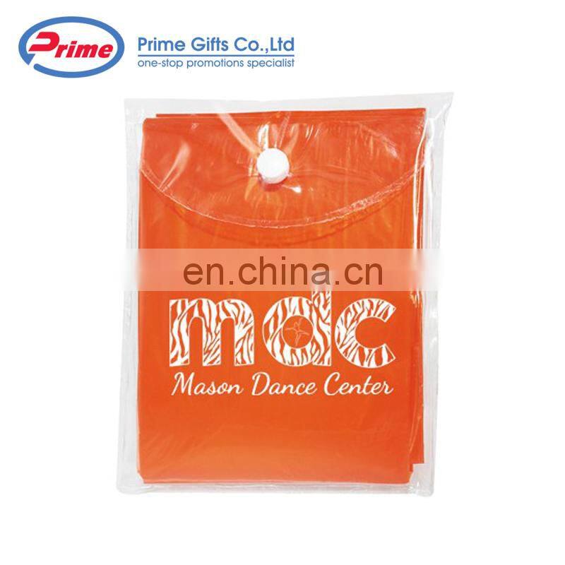Promotional Poncho Raincoat Adult with Custom Logo