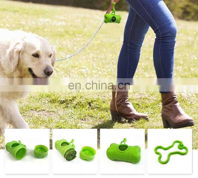 fabric tweed dog flashlight private label funny design pet poop bags and degradable environmental poop