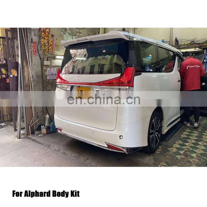 Car PP Body Kits for Alphard 2016+ Upgrade LM300/350 Body Kit Bumper Guard