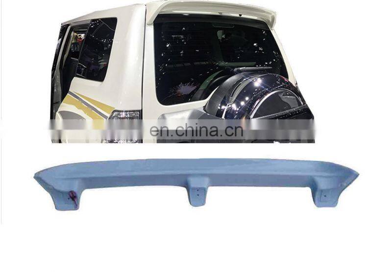 Auto Ducktail Without Light Car ABS Rear Trunk Spoiler Wing For PAJERO V73