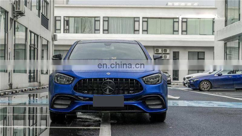 Runde New Arrival For 2021 Mercedes-Benz E-Class W213 Upgrade E63S Wide Body Kit Front Bumper Rear Bumper Hood Fender