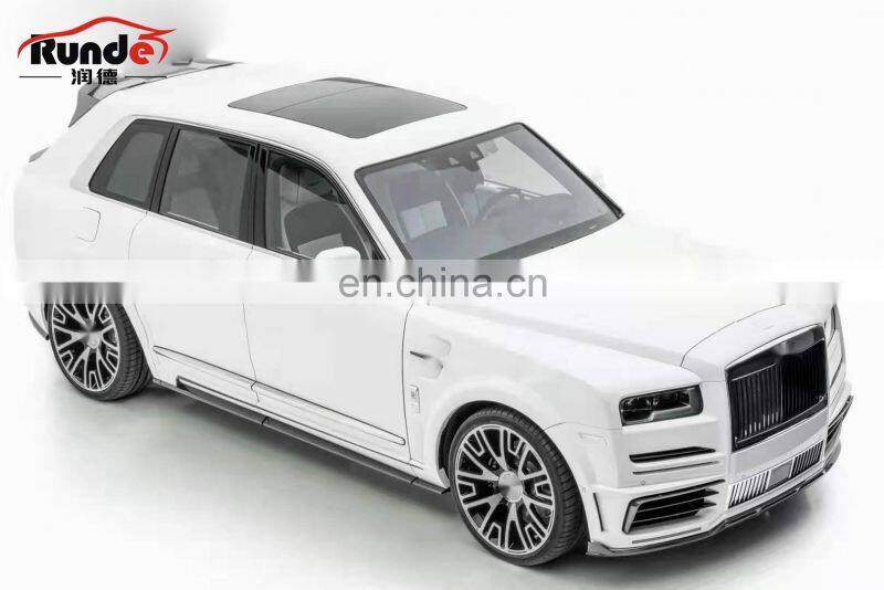 Runde Car Modification Cullinan Update To Mansy Style Car Front Rear Bumper Engine Hood Body Kit For Rolls Royce Cullinan