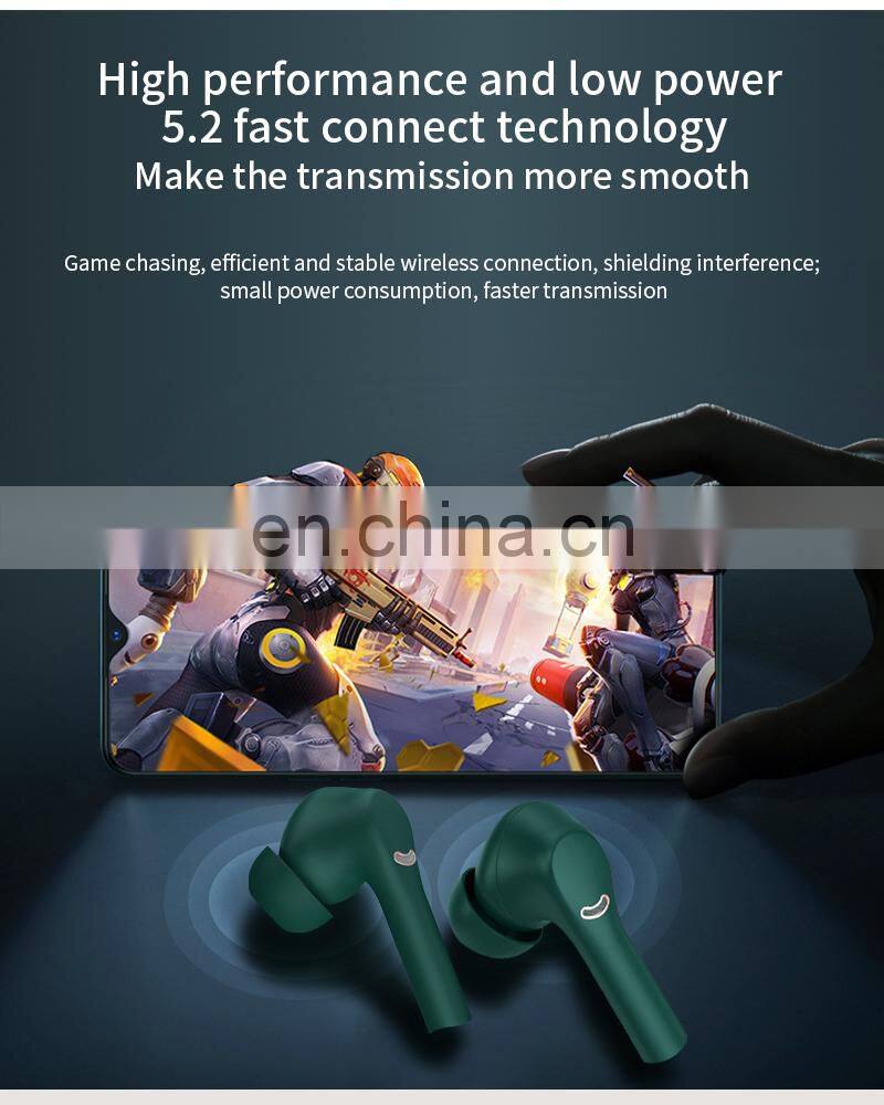 2020 V5.2 amazon hot private mode J5 tws earphones super bass earbuds wireless Gaming Headset Ear bud Headphone