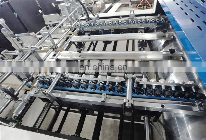 BG1200A Fully Automatic electronics cosmetics carton box Paperboard U V slot groove cutting Machine